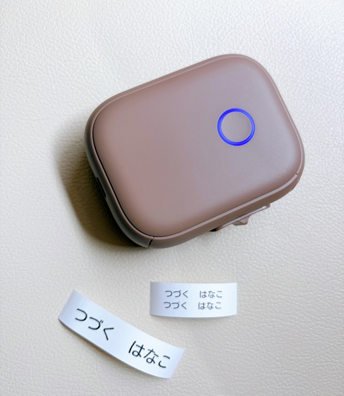 スリコのラベルプリンター 小さい名前イメージ